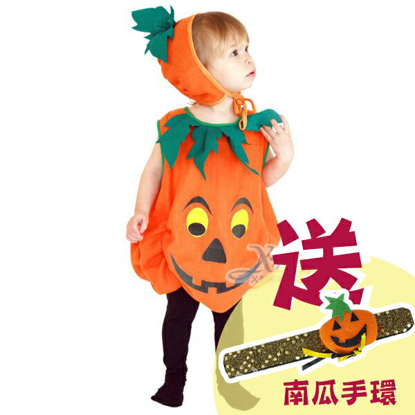 俏皮南瓜裝，萬聖節/角色扮演/寶寶周歲服，X射線【W704867】X射線 精緻禮品