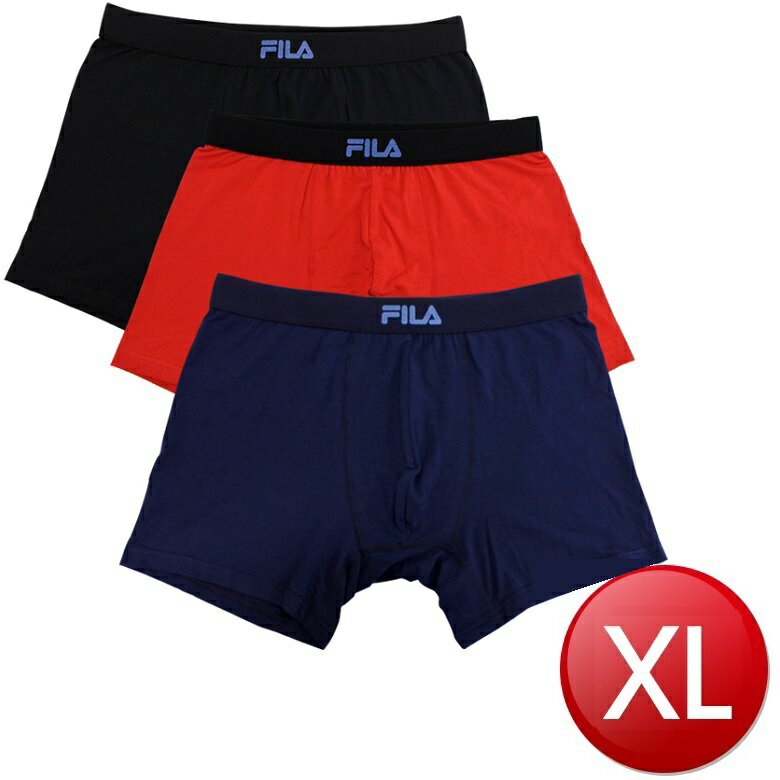 Fila莫代爾優質平口褲(顏色隨機 XL) [大買家]