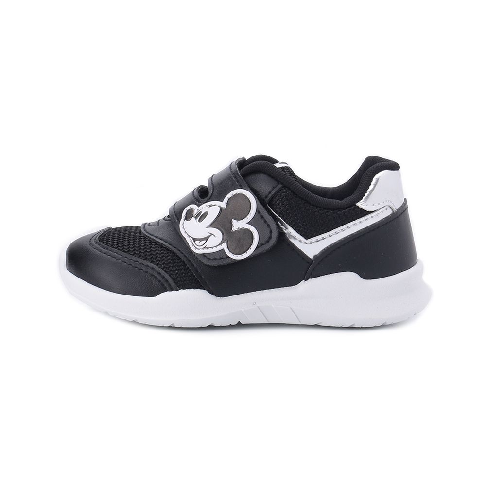 DISNEY 米奇寬魔鬼氈休閒鞋 黑 中小童鞋