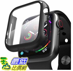 [8美國直購] pzoz 相容 Apple Watch Series 5 / 系列 4 保護套，附螢幕保護貼 女款