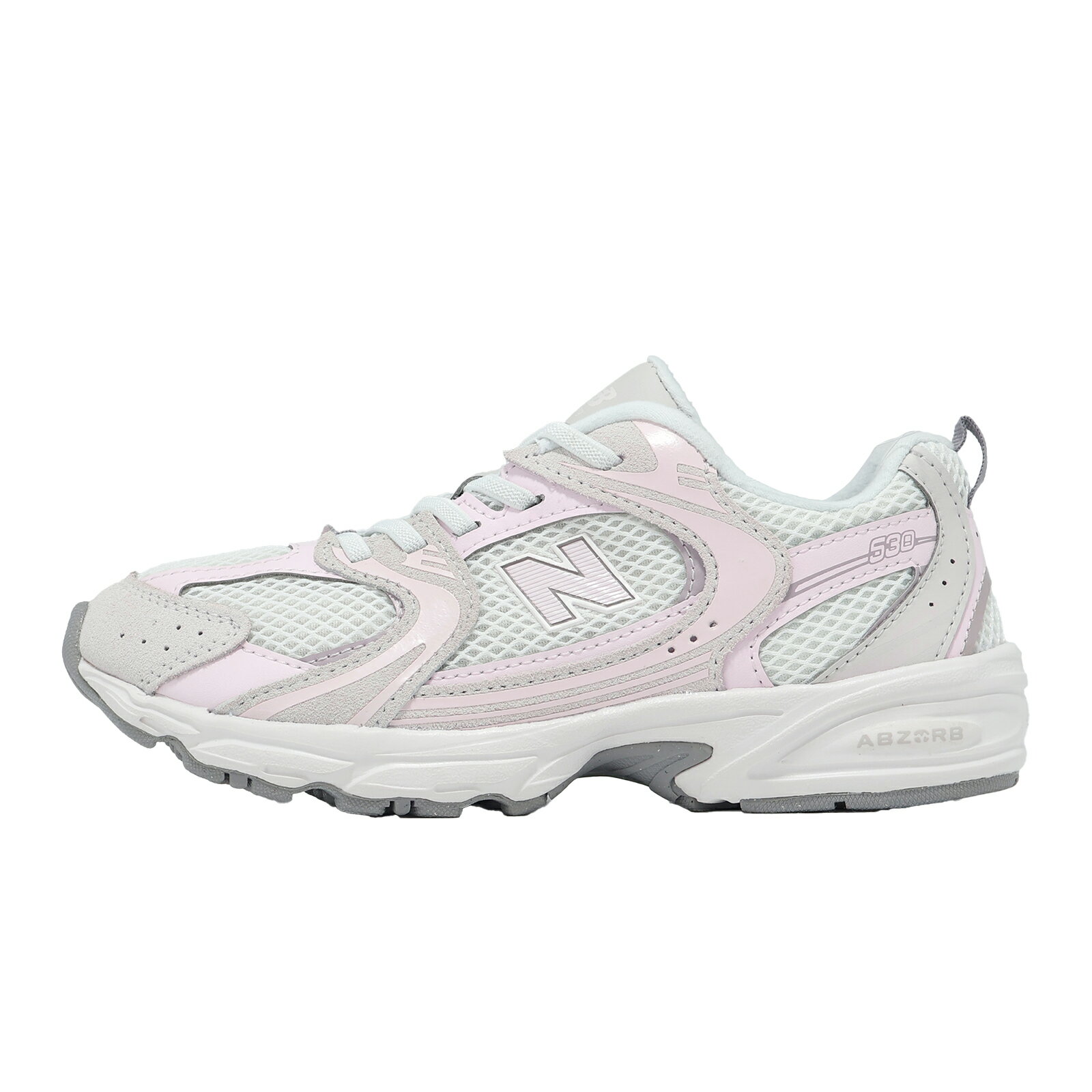 New Balance NB 中童鞋 530 寬楦 白 粉 休閒鞋 小朋友 NB 復古 運動鞋 P5304AU-W