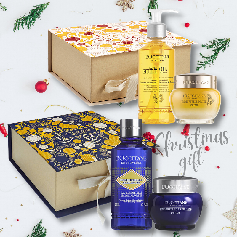 L'OCCITANE 歐舒丹 蠟菊賦活/精華 新年 禮盒 臉部保養 禮物 保濕 滋潤 禮盒 附發票【心心哈德】現貨 全館499超取免運｜全場下殺★滿額再享折扣