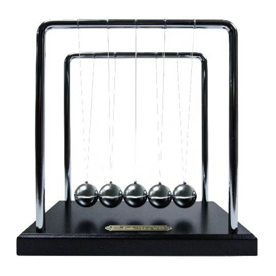 【拼圖貓】SC - 牛頓球 / 慣性原理擺動球(冷酷黑)  TWY110228