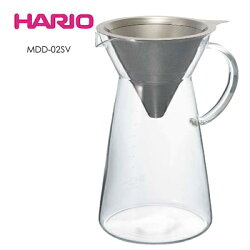 《HARIO》不鏽鋼免濾紙濾杯組 MDD-02SV 700ml