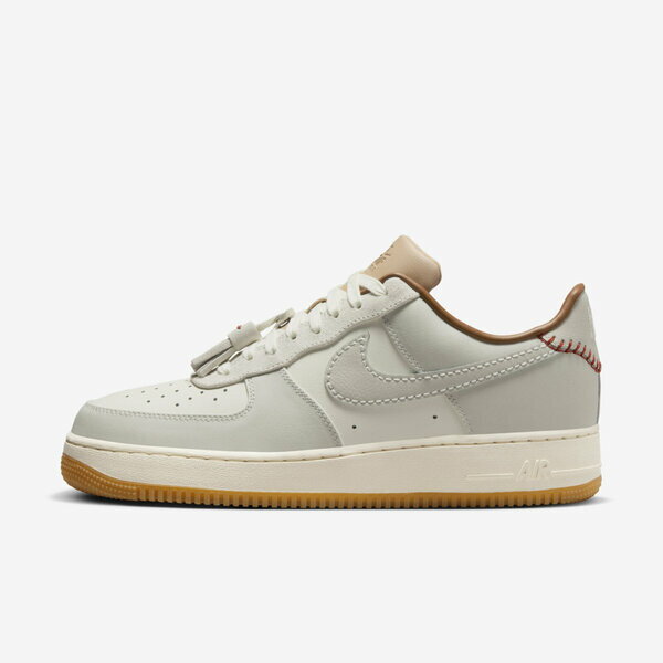 Nike Air Force 1 '07 [HF5697-001] 男 休閒鞋 運動 經典 AF1 流蘇 膠底 灰棕