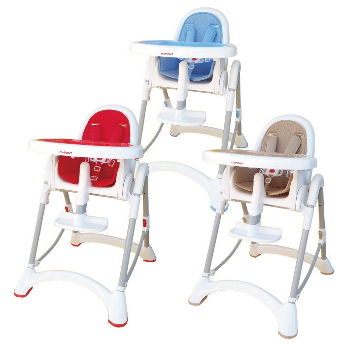 myheart 折疊式兒童餐椅(3色可選)高腳餐椅