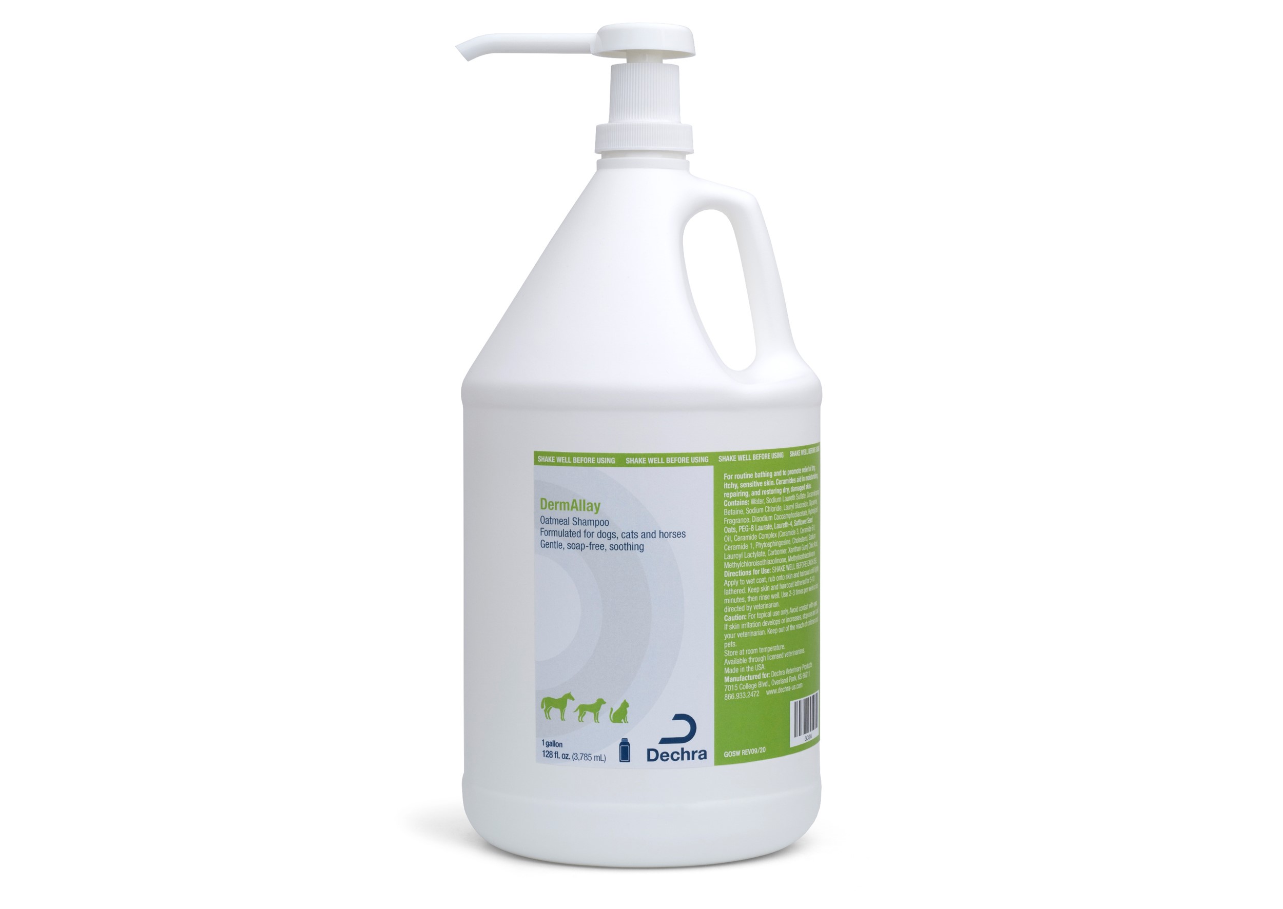 德瑪沛 Dermapet 燕麥洗毛精 1Gal（1加侖） 皮膚保濕 低敏 皮膚護理 寵物沐浴 皮膚修護