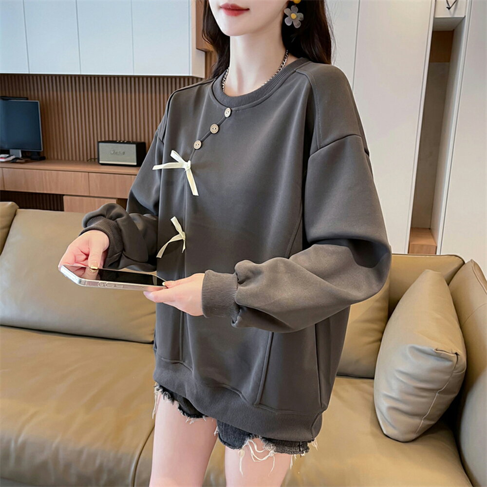 ＊ORead＊韓版圓領薄上衣(3色M~2XL)【限定加碼✿全館滿額再折】 3