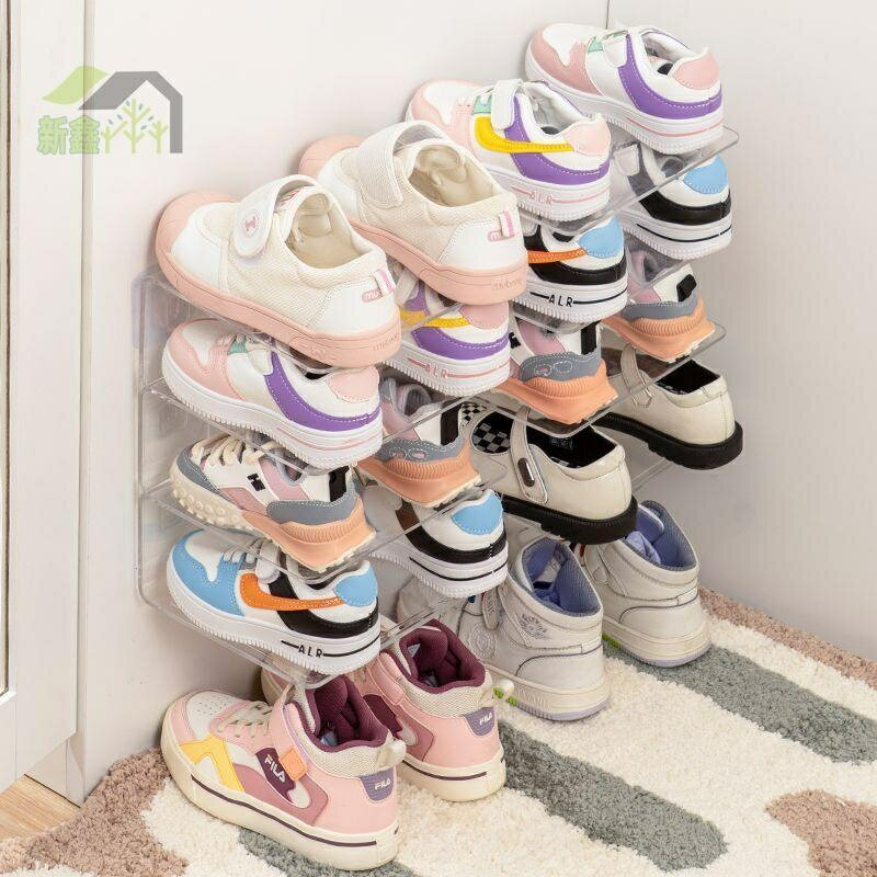 兒童鞋架家用門口簡易寶寶專用臥室鞋子收納架多層超窄門后鞋柜