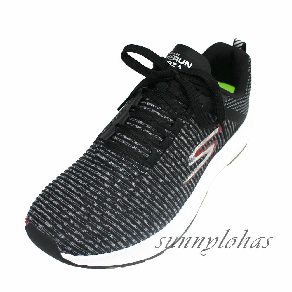 贈襪 SKECHERS (男) 慢跑鞋 GO RUN FORZA 3 支撐 運動鞋 輕量 透氣 55206BKW 黑[陽光樂活]