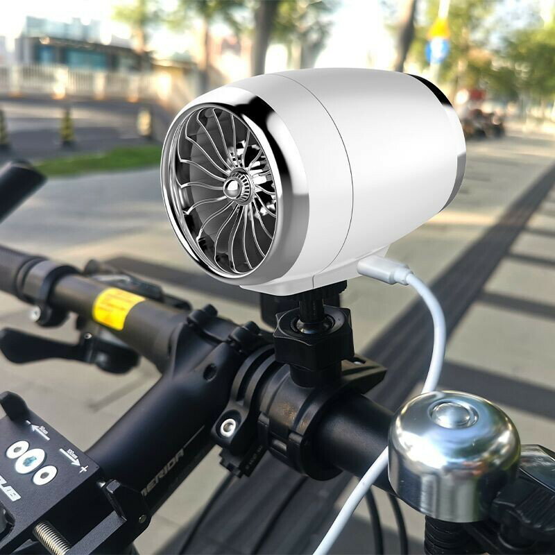 引擎車用電動車風扇腳踏車釣魚風大風力迷你便攜戶外USB騎行降溫