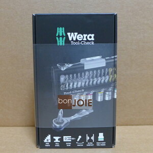 ::bonJOIE:: 德國 Wera Tool Check 1 SB 迷你棘輪起子套筒38件組 捷克製 (全新盒裝) 兩分1/4 起子組 套筒起子