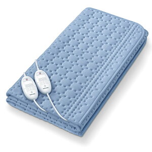 【德國博依beurer】床墊型定時水洗電毯 (雙人雙控定時電毯)-TP88XXL-藍色海洋