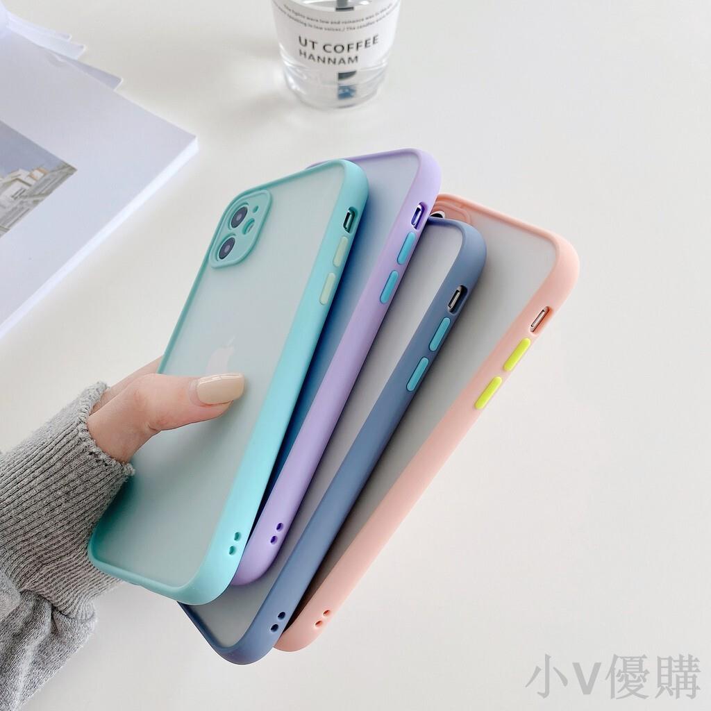 小V 蘋果12mini 15Promax護眼霧面手機殼全包防摔膚感適用iPhone13 78PlusXSMAX XR保14
