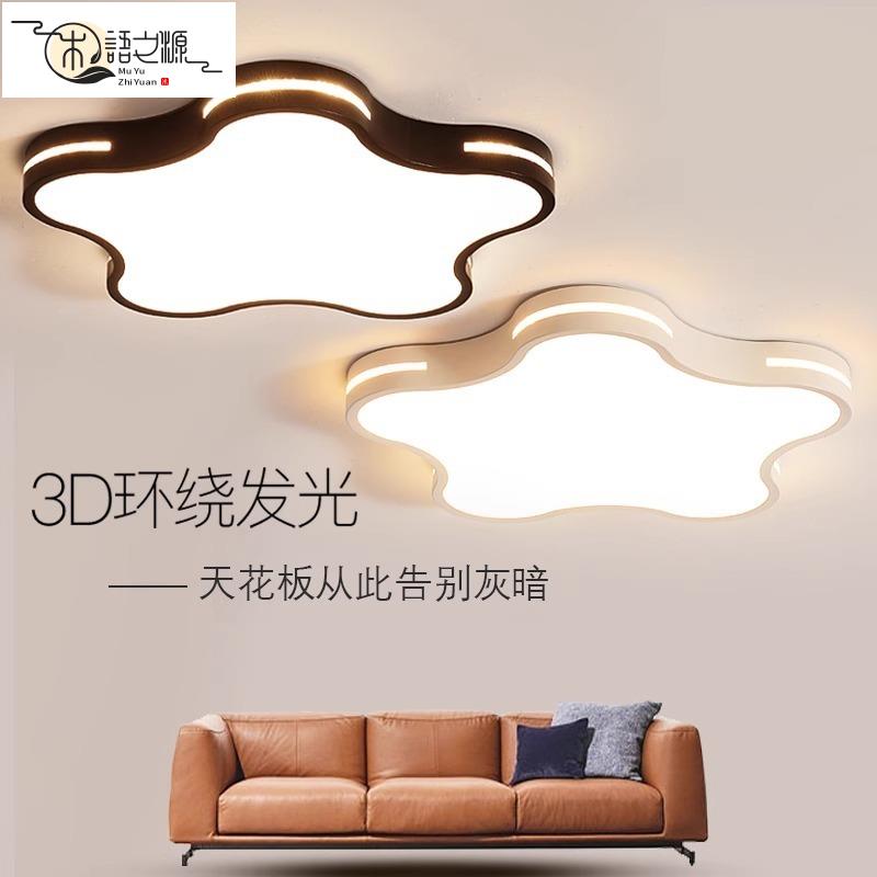 【臺灣公司現貨速發】免運/熱銷 落地燈 吸頂燈 吊燈 夜燈 壁燈專供超薄智慧臥室燈具創意個性吸頂燈家用簡約可愛星星房間燈