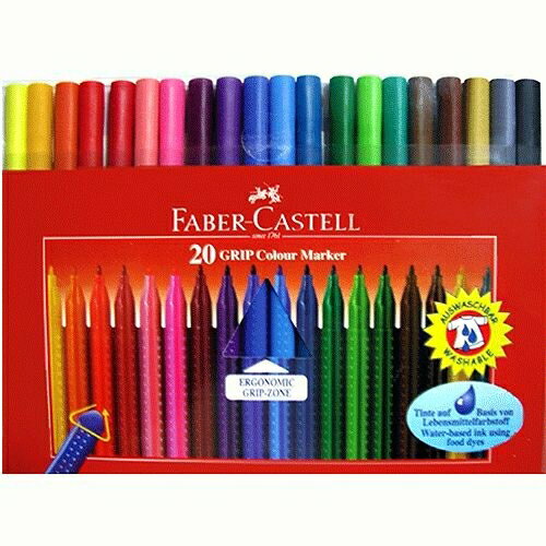Faber-Castell握得住抗壓20色彩色筆 *155320
