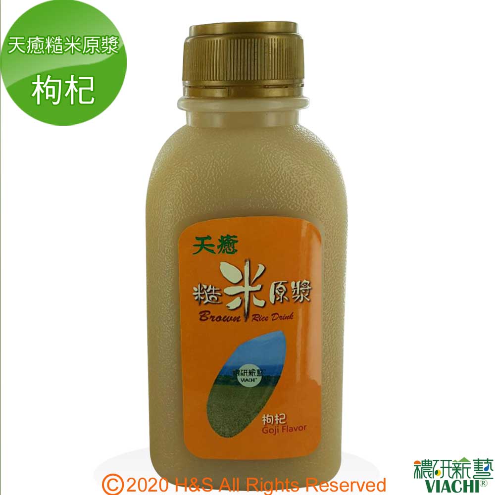 【穠研薪藝】天癒糙米原漿(枸杞) 8入(350ml/瓶)(素食)
