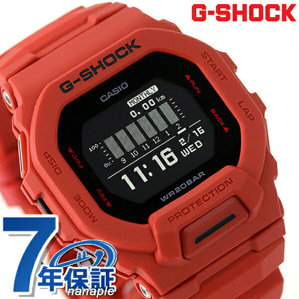 G-SHOCK クオーツGBD-200RD-4 G-スクワッドGBD-200シリーズワールド