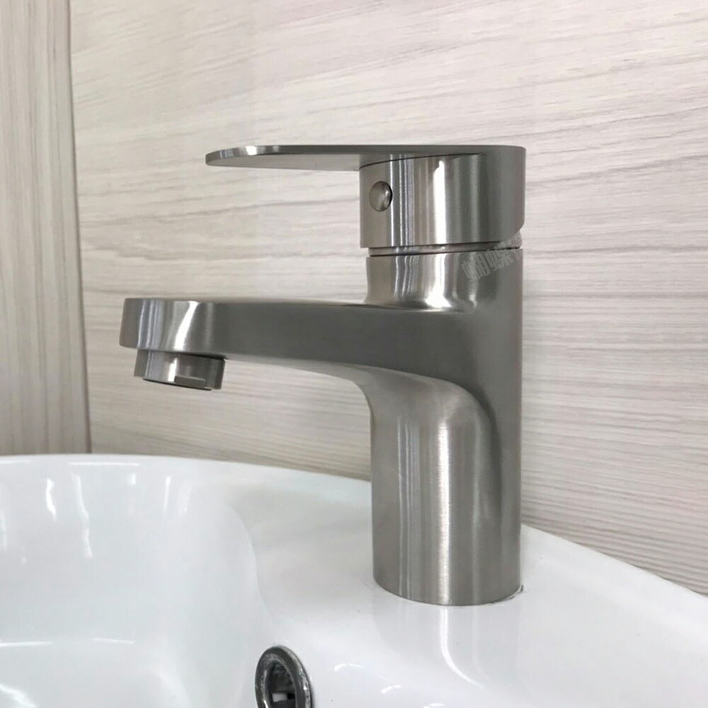 304不鏽鋼【單孔面盆龍頭】E288.大流量40芯.冷熱混合【領券滿額再折千11/30止】