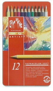 瑞士Caran dAche卡達Supracolor系列專家級12色水性彩色鉛筆* 3888.312