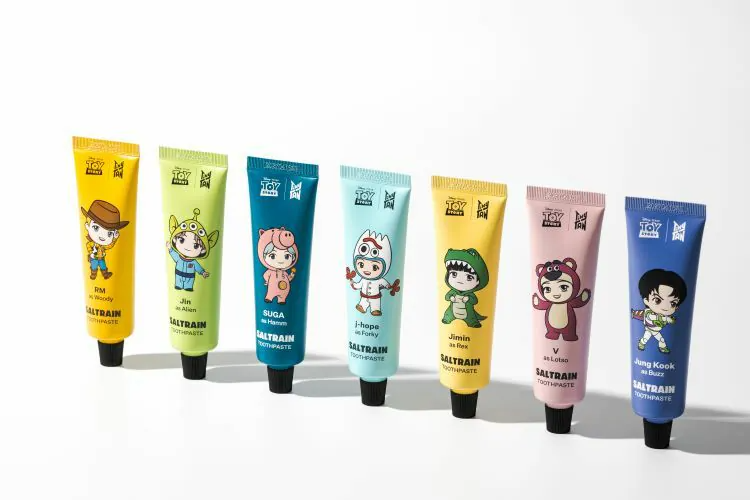 SALTRAIN | TinyTAN BTS防彈少年團 x 玩具總動員 聯名牙膏 70克