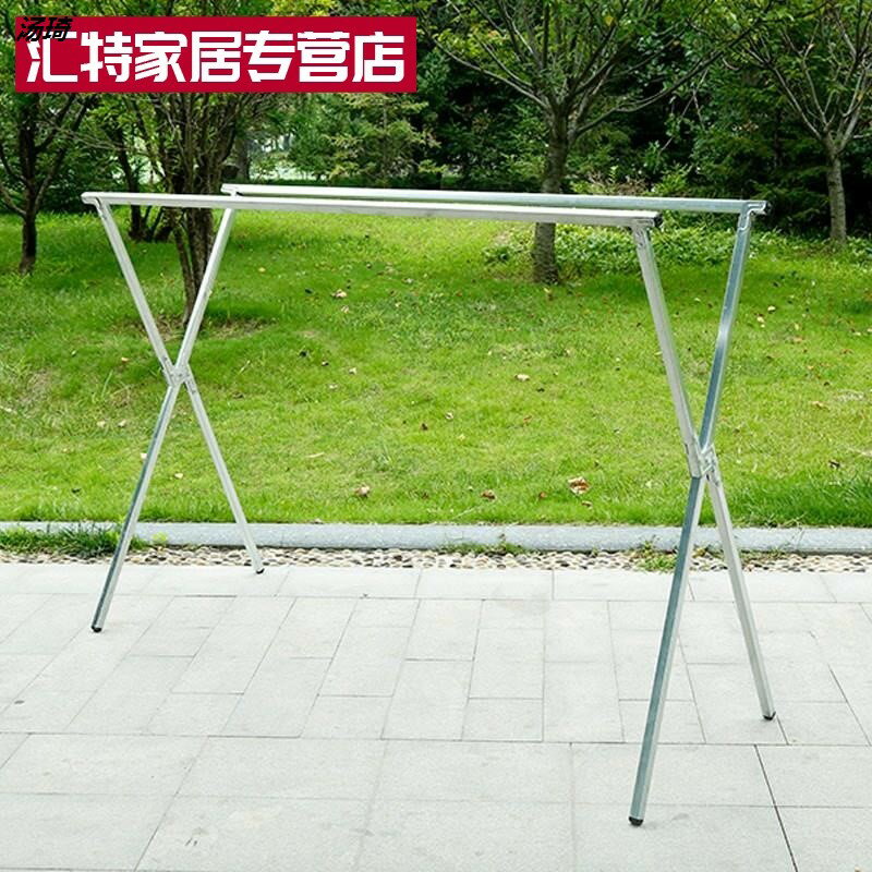 賣衣服的架子掛衣架擺地攤貨架折疊夜市擺攤展示架展示架