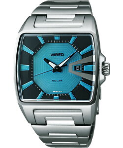WIRED Solar 日雜時尚 太陽能腕錶 V145-X014A(AUA017X)-38mm-藍面鋼帶【刷卡回饋 分期0利率】【跨店APP下單最高20%點數回饋】