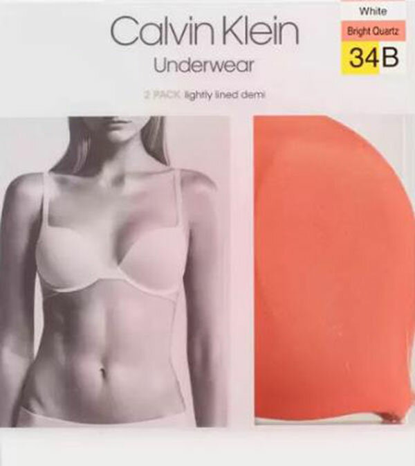 [COSCO代購4] W1211078 Calvin Klein 女舒適軟鋼圈內衣兩入組