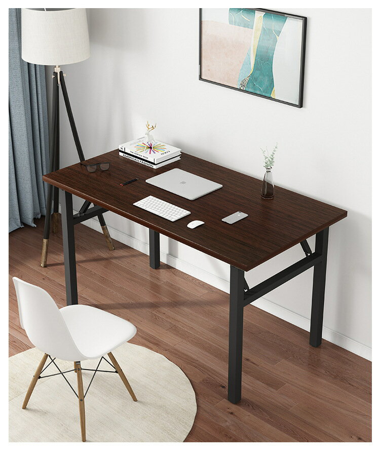 折疊桌子簡約現代小戶型電腦臺式桌家用小書桌學生臥室簡易寫字桌