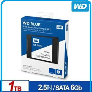 WD SSD 1TB 2.5吋 3D NAND固態硬碟 藍標 ** 五年保固 **