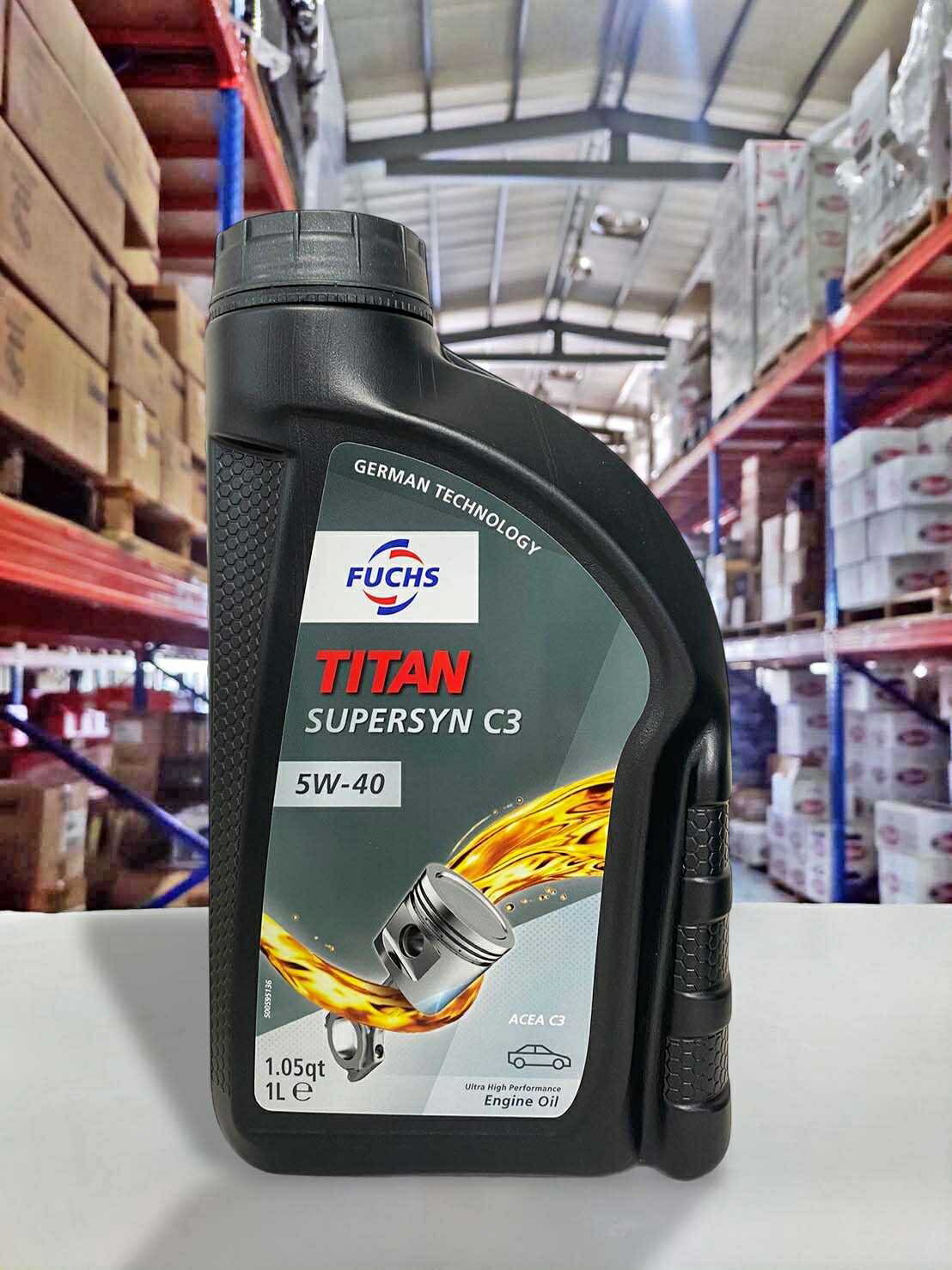 『油工廠』FUCHS TITAN SUPERSYN C3 5W40 合成 汽車 機油 C3 SN 德國製 1L