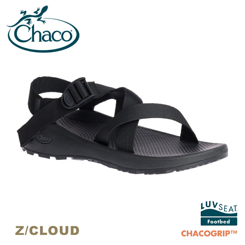 【CHACO 美國 男 Z/CLOUD涼鞋-標準款《黑》】CH-ZLM01H407/運動涼鞋/登山