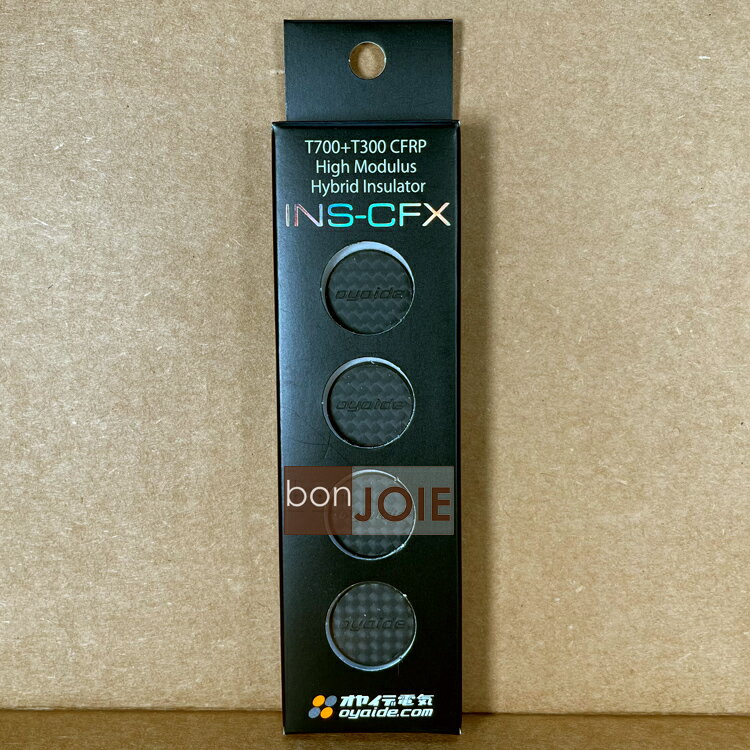 ::bonJOIE:: 日本進口 日本製 Oyaide INS-CFX 震動分散型碳纖維墊 (一組四入)(全新盒裝) 腳墊 絕緣墊材 小柳出電氣商會
