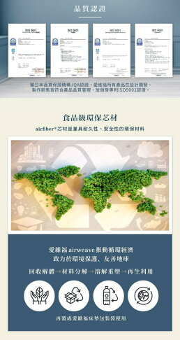 airweave 愛維福|愛維福坐墊 灰色 (100%日本製 可水洗 支撐力佳 分散體壓) 8