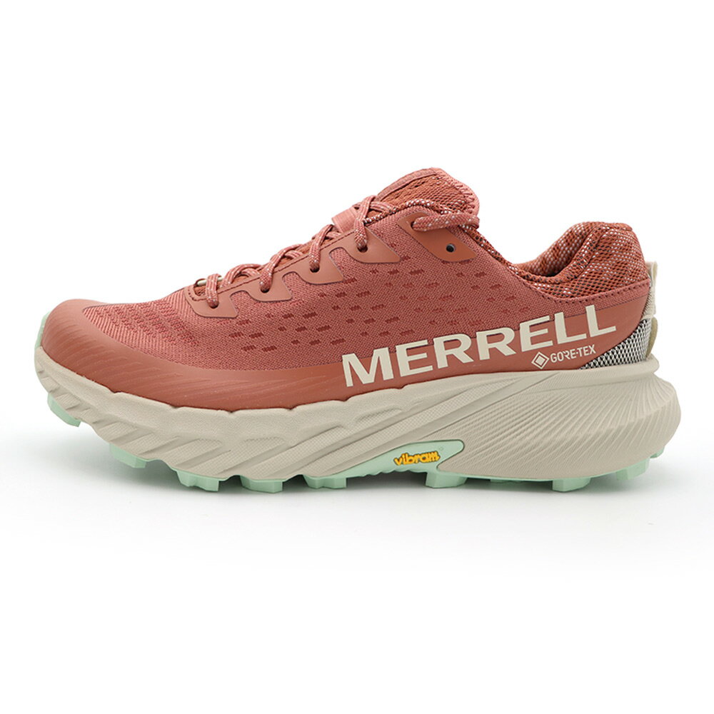 【全館滿額折】 Merrell Agility Peak 5 磚紅 防水 輕量戶外 慢跑鞋 女款 J2624【新竹皇家ML068256】