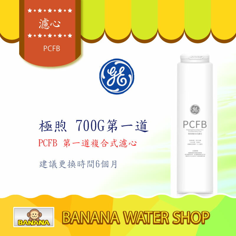 GE 奇異淨水 高效複合式PCFB濾芯(極煦700G專用)
