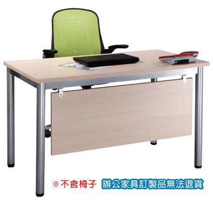TSB烤銀圓柱腳 辦公桌 TSB-120 白橡木 /張