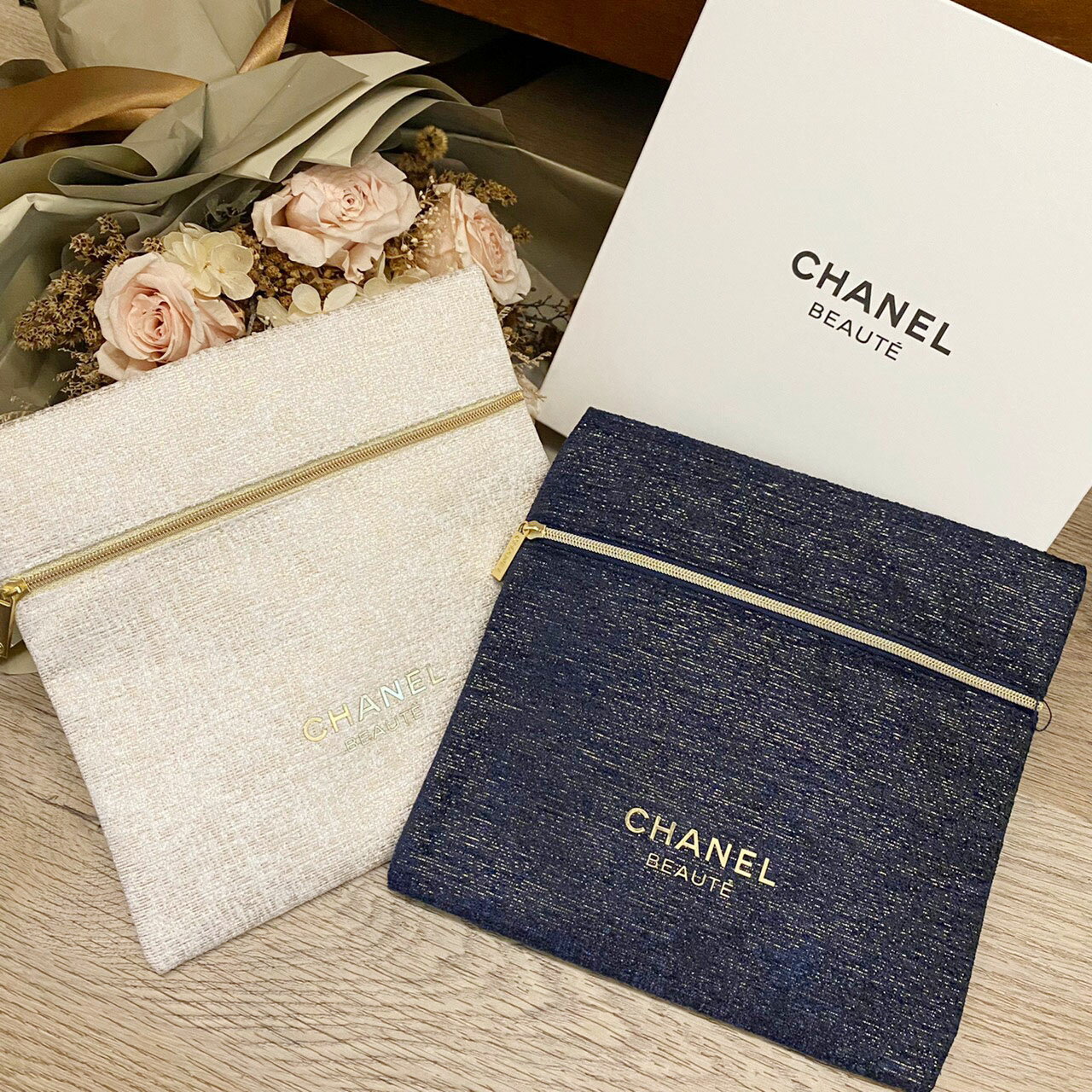 【Chanel】香奈兒 化妝包 收納袋 美妝 彩妝 會員禮 VIP 美妝工具 周邊 化妝袋 旅行包 盥洗包 旅行
