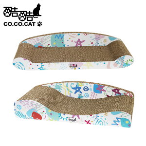 【Co.Co.Cat 酷酷貓 】沙發貓抓板-100%台灣製紙箱貓抓板(兩款可選)◆MrQT喬田鮮生◆