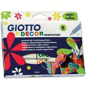 【義大利 GIOTTO】453300 裝飾筆 6色/盒