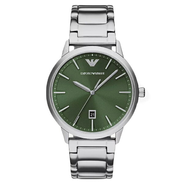 EMPORIO ARMANI 亞曼尼 Diego系列 AR11575 城市簡約手錶 綠面 43MM｜樂天全館特惠中★指定刷卡回饋10%