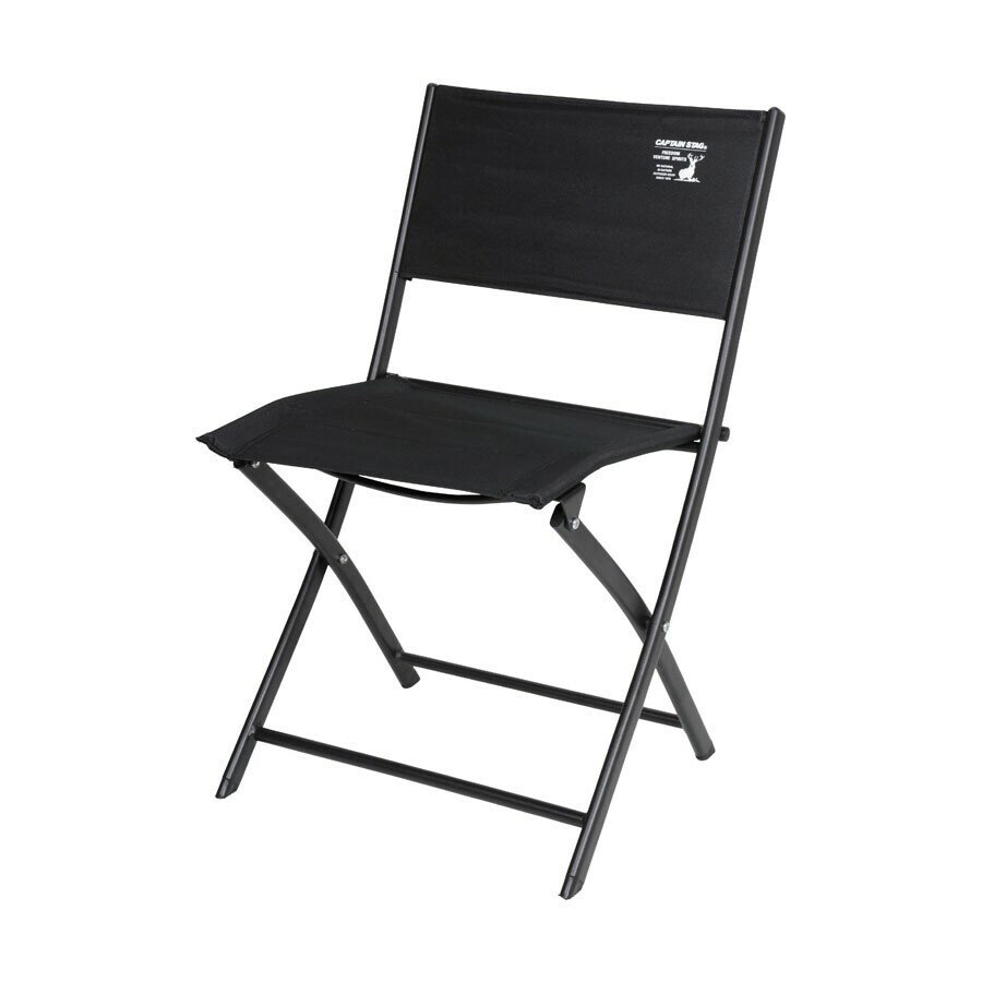 [CAPTAIN STAG] 黑標單人折疊椅 露營椅
