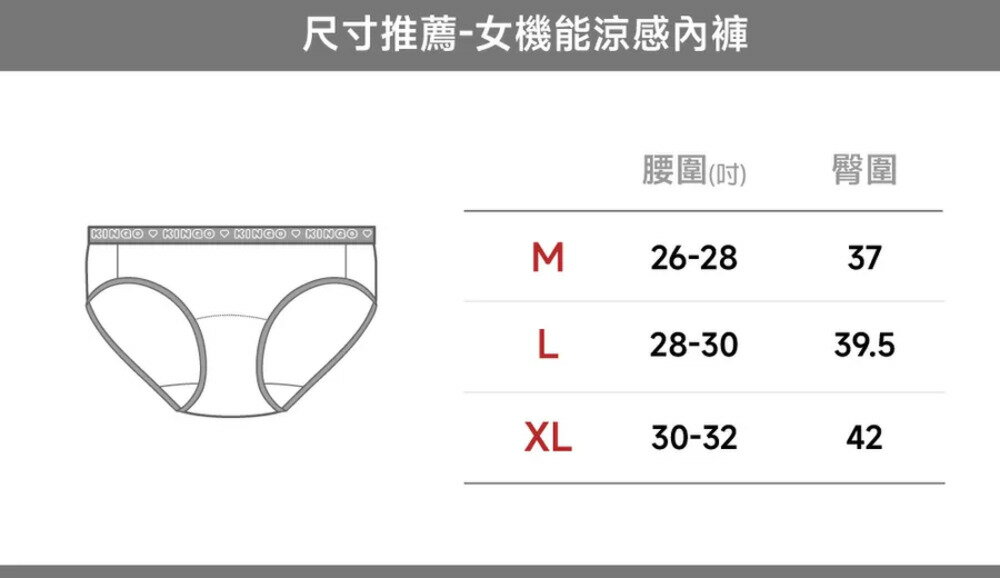 KINGO女款｜黑色機能涼感內褲 /M-XL/ 542910-99 7