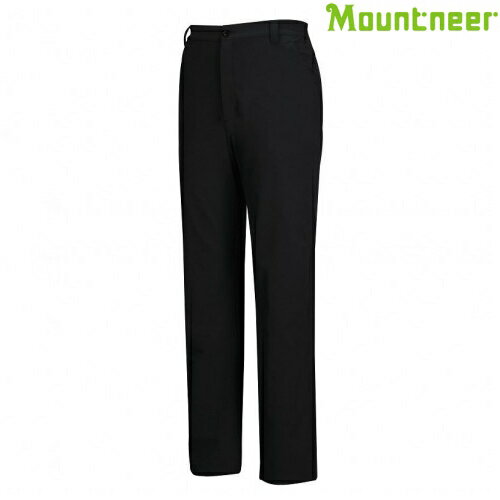 Mountneer 山林 男款 四向彈性保暖長褲 M12S01 01 黑色