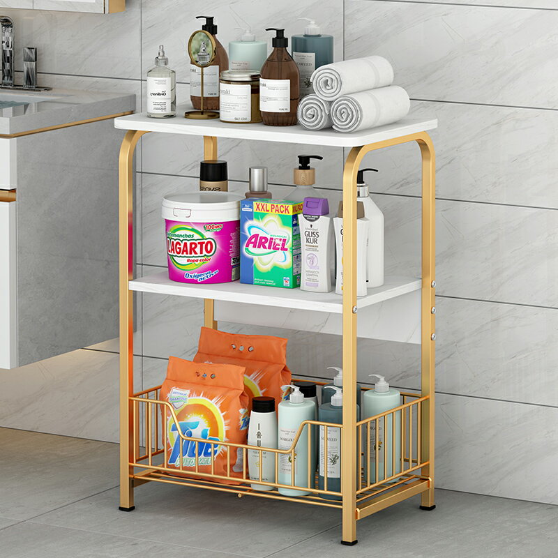 置物架落地鐵藝浴室角架臥室客廳書架多層廚房收納儲物架花架層架 1