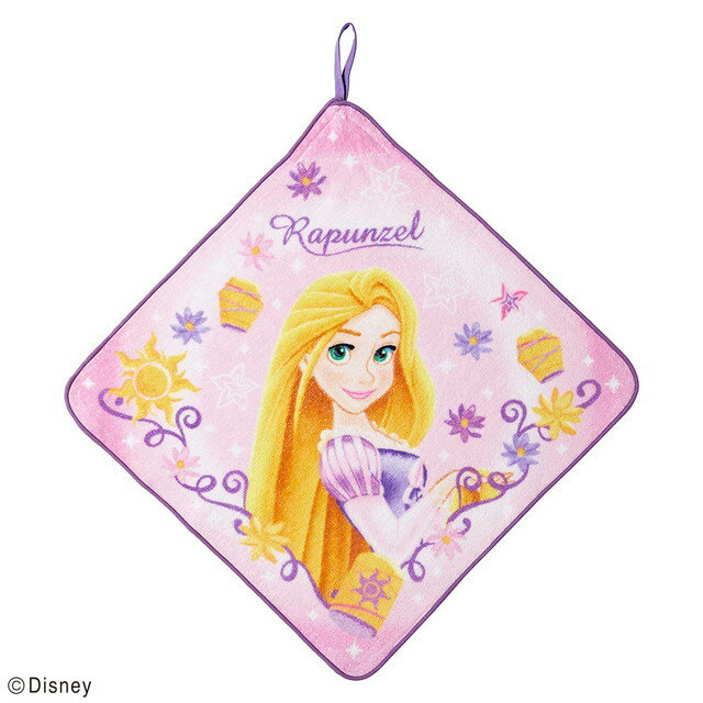 【震撼精品百貨】長髮奇緣樂佩公主_Rapunzel~日本迪士尼Disney 樂佩可掛式方巾 毛巾*75431