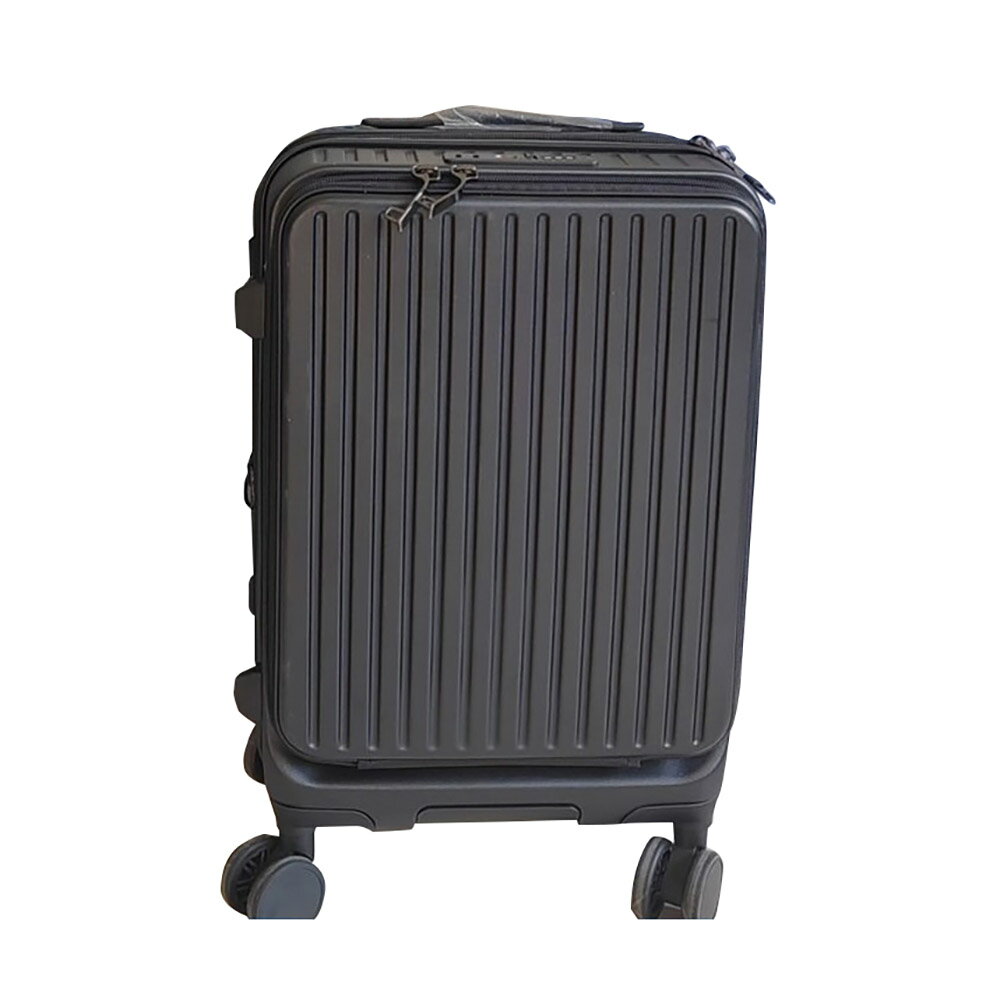 ~雪黛屋~BOTOLON 行李箱前開防爆加大拉鍊PC+ABS海關鎖360度飛機輪W272 6