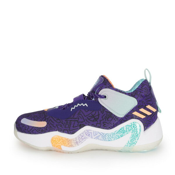Adidas D.o.n. Issue 3 Gca [GV7264] 男鞋 籃球鞋 寬楦 低筒 穩定 緩震 紫橘