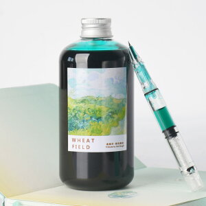 【超大瓶500ml】鋼筆用非碳素彩墨墨水黑色玻璃筆蘸水筆彩色墨水