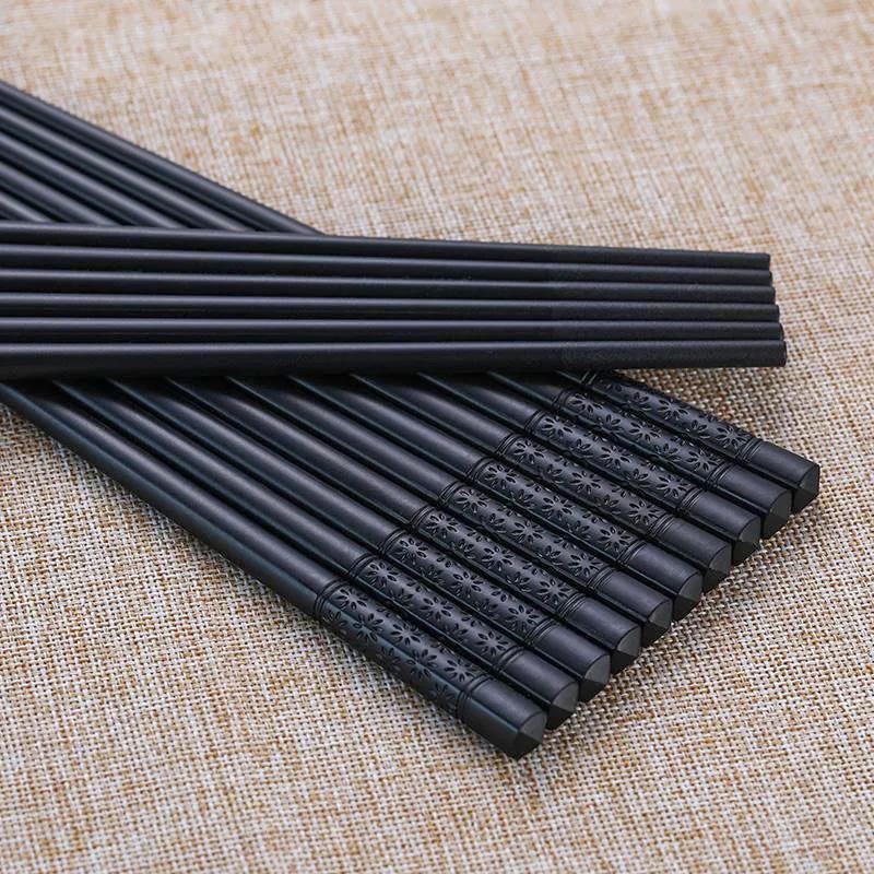 高檔櫻花合金筷10雙 耐高溫防霉不變形高品質